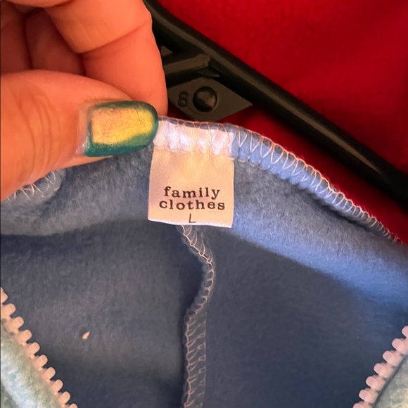 Amazon Disney Vintage Stitch Cozy Blue Hooded Fleece Jumpsuit with pockets - Picture 3 of 3